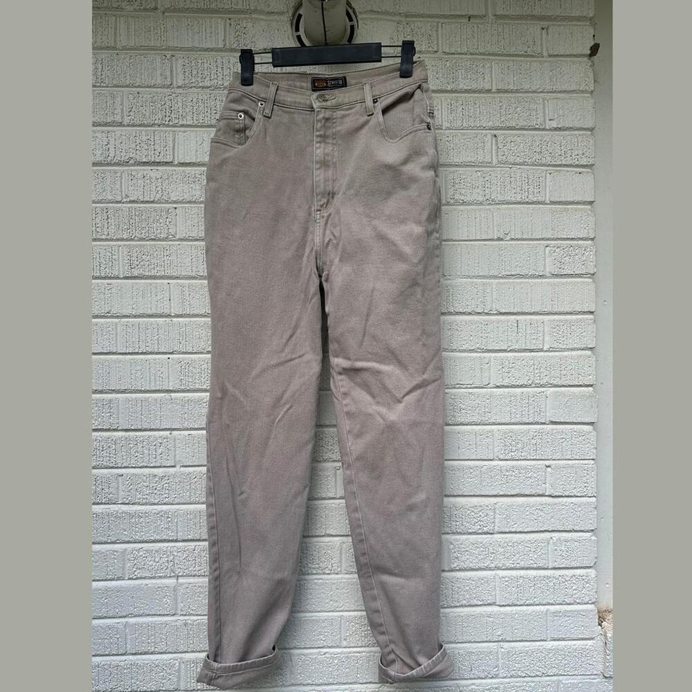 Vintage 90's Route 66 Tan High Waisted Jeans